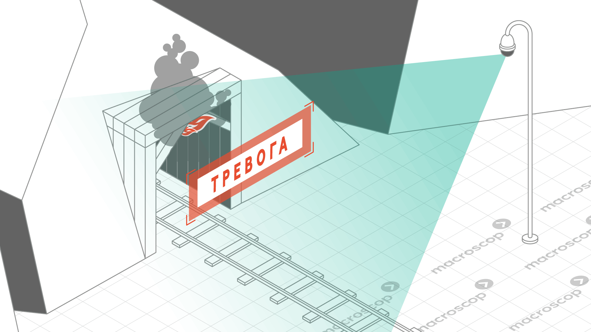 Детектор дыма и огня для предприятий добывающей промышленности
